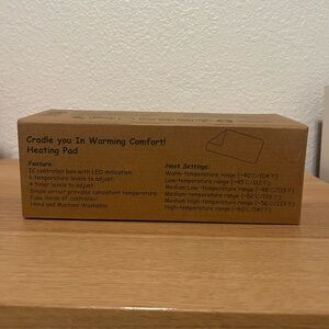 Electric Heating Pad for Period Cramps & Back Pain Relief